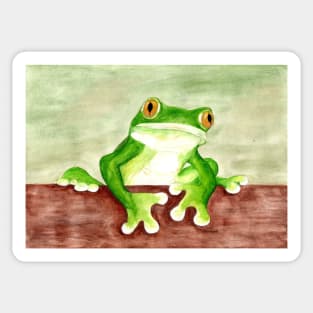 Power animal frog Sticker